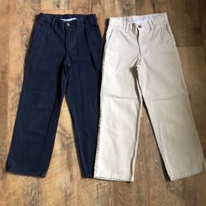 Chaps boys chinos in navy & khaki
